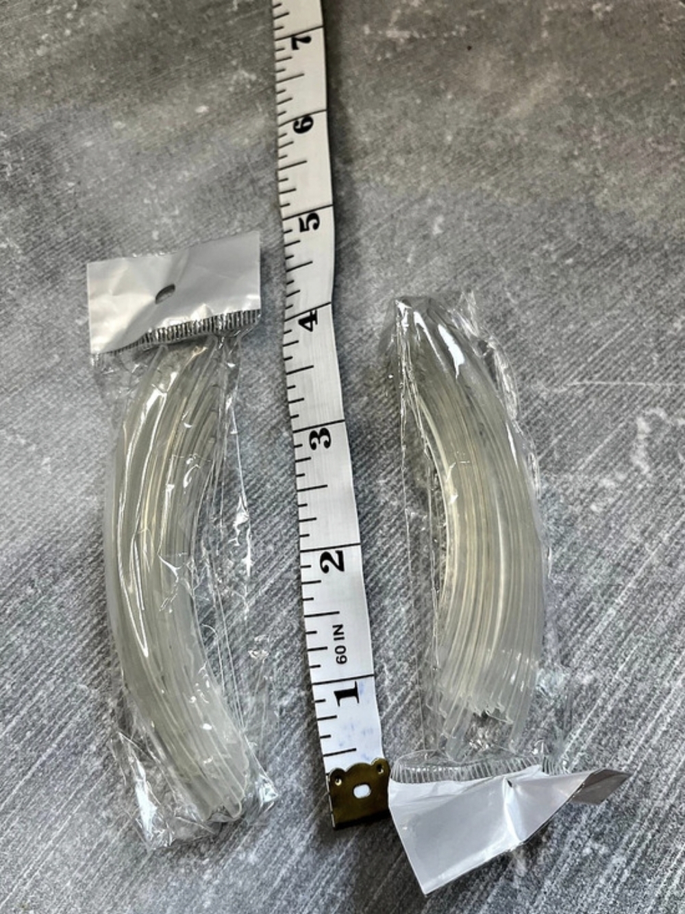 XXL Long Clear Curved Nail Tips 20 Sets